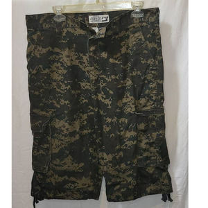 Mens Green Army Camouflage Size 32 by Raw Blue